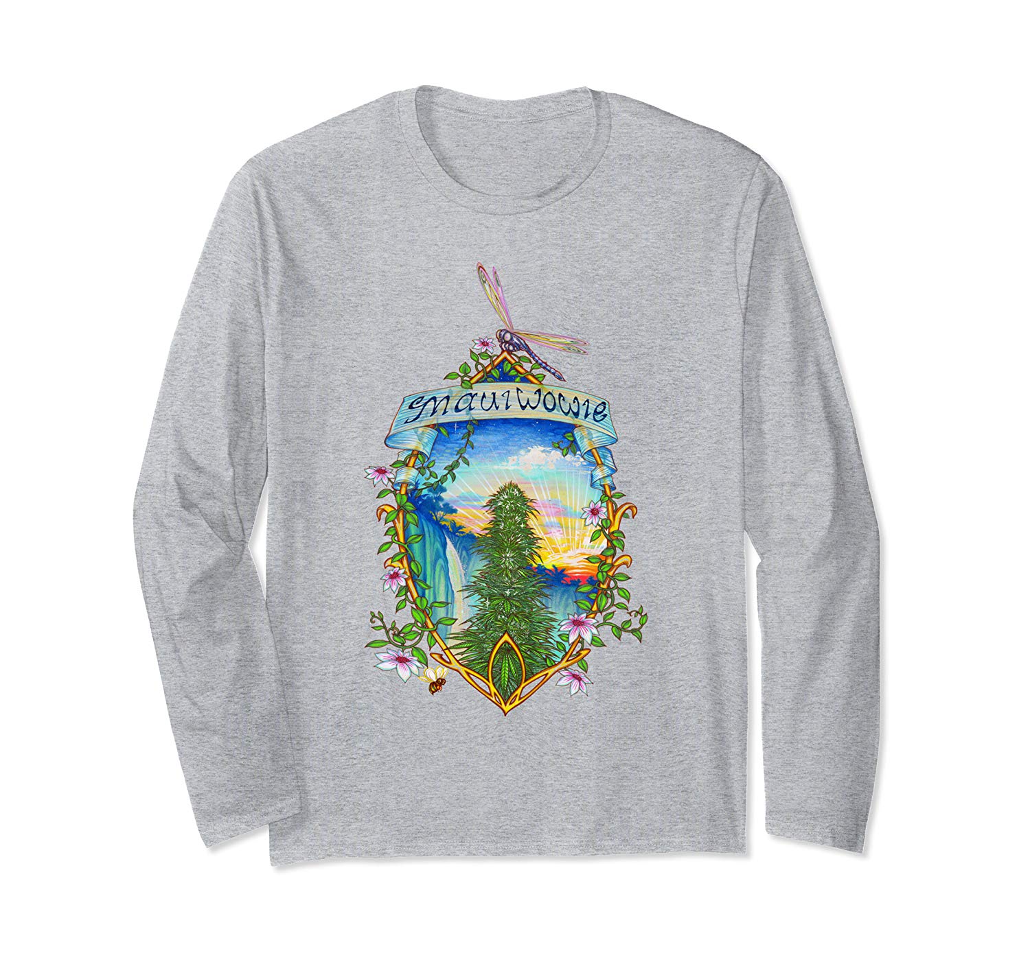 Vintage Maui Wowie Long Sleeve Tshirt | Marijuana Tees | Ganja Outpost