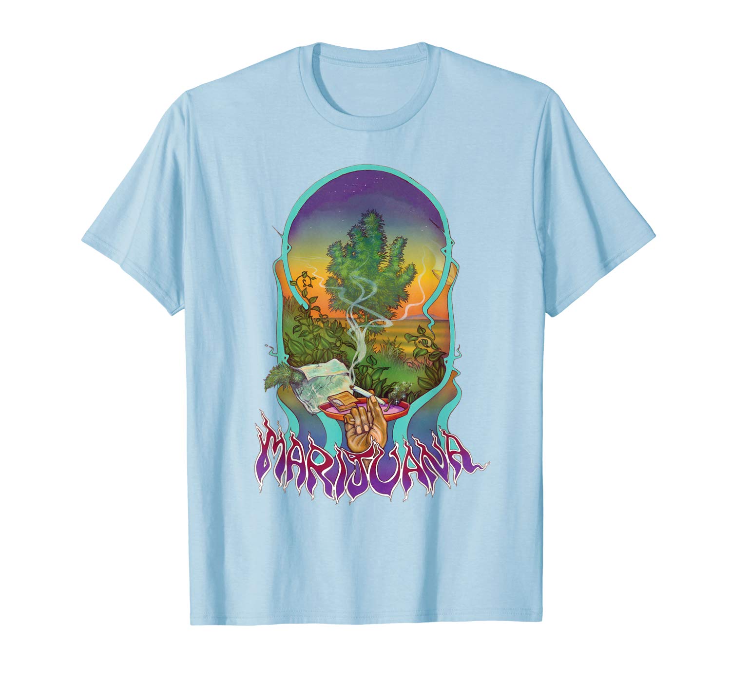 Smoke Marijuana Tshirt | Vintage Cannabis Tees | Ganja Outpost